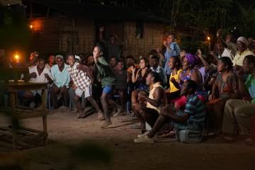 La historia de La Suprema, un pueblo real en el norte de Bolívar, guarda parecido con el pueblo natal de Kid Pambelé, San Basilio de Palenque. FOTO: Cortesía Cumbia Films y Kike Bossa.