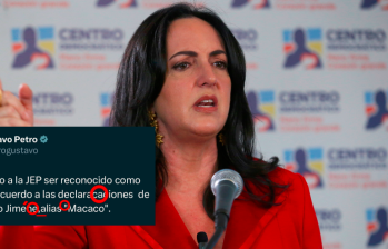 La senadora María Fernanda Cabal es uno de los principales rostros al gobierno de Gustavo Petro. FOTO: CORTESÍA