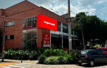 Aspecto del punto de venta de Supermú en el sector de La Floresta, en Medellín. FOTO cortesía Supermú