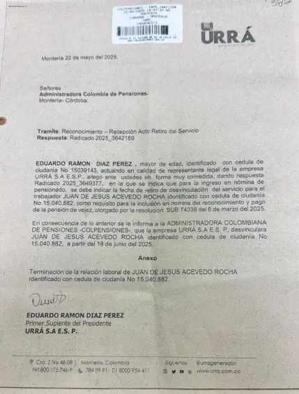 La guerra que se desató en Urrá tras la captura de Andrés Calle: movimientos en la junta y denuncias por miles de millones de pesos