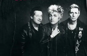 Green Day se presentará el 24 de agosto en el escenario Vive Claro de Bogotá, como parte de su gira por Sudamérica. FOTO cortesía 