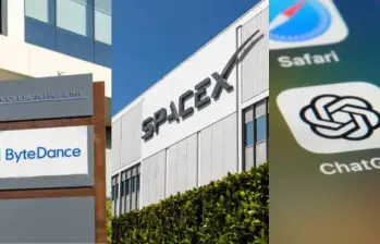SpaceX lidera como el unicornio más valioso del mundo. FOTO: Getty y El Colombiano.