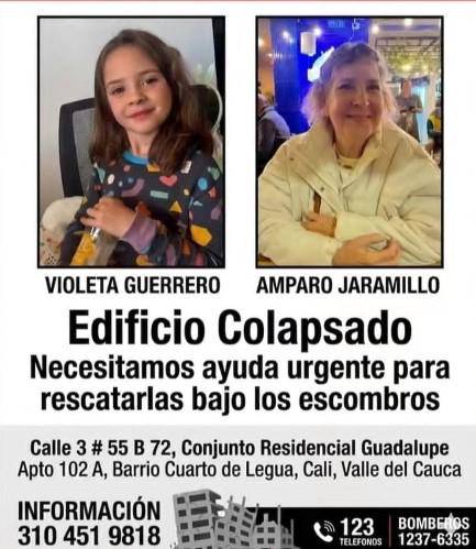 Violeta Guerrero y su abuela, Amparo Jaramillo. FOTO: Cortesía