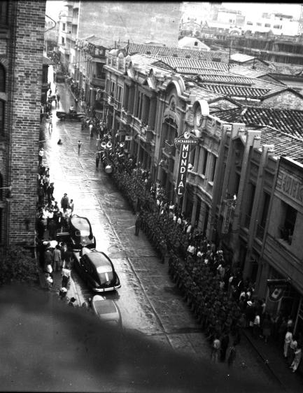 La Cacharrería Mundial (1947), en la carrera Carabobo, fue fundada en el 26 de noviembre de 1921 por don Germán Saldarriaga del Valle y Don Emilio Restrepo A. FOTO carños rodríguez. “Fotoreporter”.