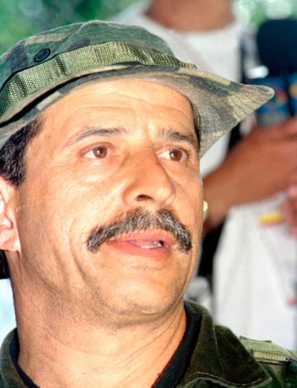 Alias Simón Trinindad fue extraditado hacia Estados Unidos desde 2004, allí paga una condena de 60 años por el asesinato de tres estadounidenses. Declarará ante la JEP en el caso secuestro. FOTO: COLPRENSA