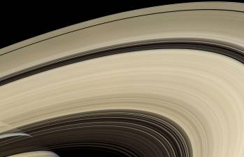 Los anillos de Saturno están compuestos por partículas de hielo de agua, según la Nasa Foto: Cortesía Nasa