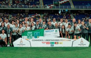 Atlético Nacional Femenino, orgulloso del tercer lugar en la Libertadores. FOTO X-ATLÉTICO NACIONAL