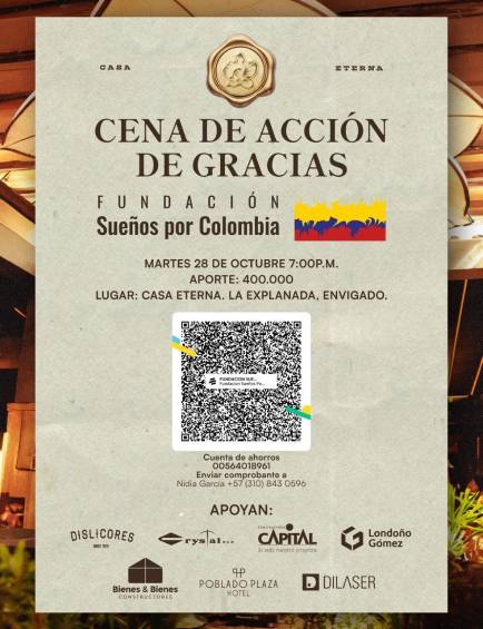 ¡A celebrar los 25 años de la Fundación Sueños por Colombia! Así puede ayudar