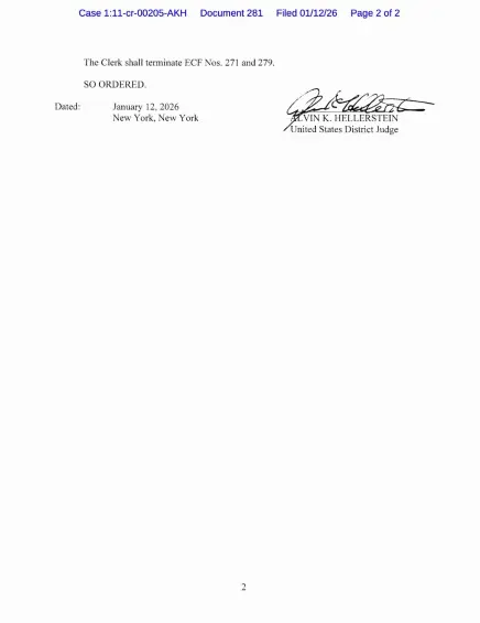 El juez Alvin Hellerstein ordenó expulsión de Bruce Fein del equipo de defensa de Maduro en Nueva York