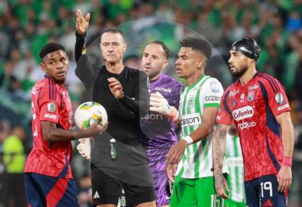 Wílmar Roldán será el árbitro del juego de vuelta por el título de la Copa Betplay entre DIM y Nacional