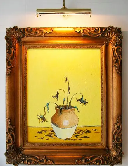 La obra está inspirada en la pintura Los Girasoles, de Van Gogh. FOTO: Getty