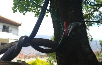 Imgen de referencia a un hurto de cable que afectó al barrio Córdoba en Medellín. Foto: Mauricio Andrés Palacio Betancur