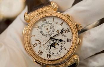 Este es un Patek Philippe Grandmaster Chime Ref. 5175R, creado para conmemorar el 175.º aniversario de Patek Philippe en 2014. FOTO REDES SOCIALES.