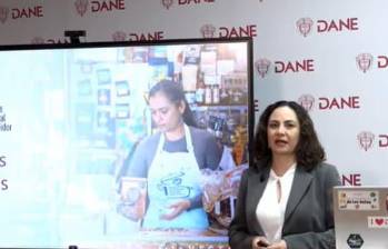 Piedad Urdinola, directora del Dane, presentó los resultados del IPC a abril de 2026. FOTO tomada de YouTube