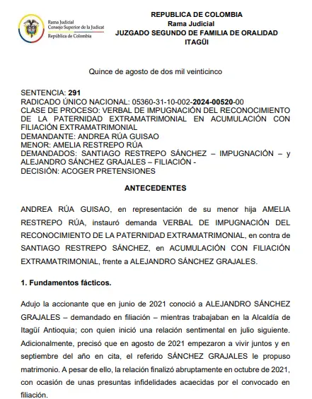 Demandan a concejal por hijos que no ha reconocido