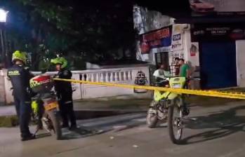 La Policía acordonó los alrededores del centro de reclusión en el barrio Modelo, de Popayán. FOTO: Cortesía Sucesos Cauca