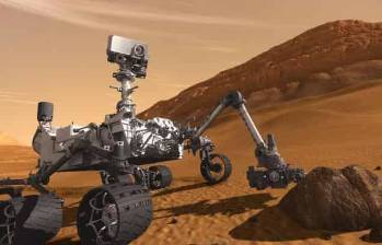 El rover Curiosity de la Nasa en Marte. FOTO cortesía Caltech