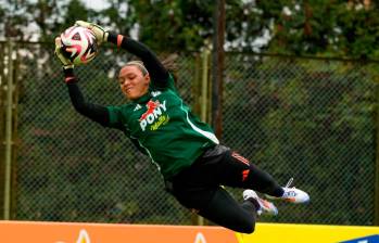 La arquera Luisa Agudelo es una de las más experimentadas de la Selección Colombia femenina sub-17 que disputará el Mundial en República Dominicana. FOTO CORTESÍA FCF 