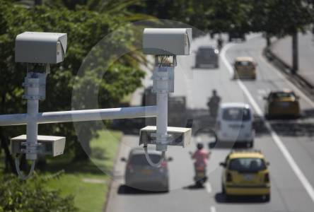 Atención conductores: inicia instalación de cámaras de fotodetección en La Seca, Bello