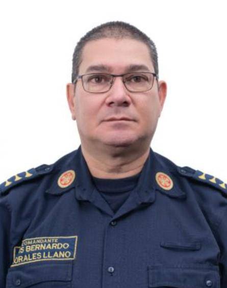 Luis Bernardo Morales Llanos, comandante del Cuerpo de Bomberos de Envigado. FOTO: Bomberos de Envigado