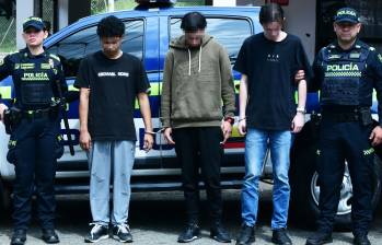Los tres jóvenes harían parte de la banda criminal Robledo. FOTO: Cortesía
