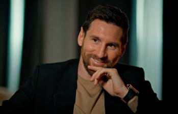 Messi participó en varias entrevistas para este documental. FOTO Cortesía Apple TV+