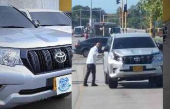 Esa camioneta era usada para transportar a la Primera Gestora (como se conoce a la esposa del gobernador) y a su equipo, pero todavía no es claro si ella se transportaba en el vehículo para cuando sucedieron los hechos. Foto: UNP y cortesía