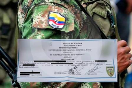 Disidencias de Farc expiden “certificados de perma