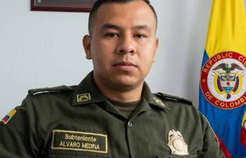 El comandante de la estación de Policía de Bolívar, Cauca, Álvaro José Medina Peña, fue asesinado en la ruta Bolívar -Patía, mientras estaba de civil. FOTO: CORTESÍA
