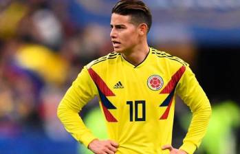 James Rodríguez mantendrá su simbólico número 10 durante el Mundial. FOTO AFP