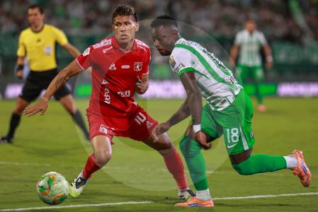 En vivo semifinal Copa Betplay: América (1)-(2) Nacional; Mateus Uribe anota y el Verde se va adelante en el marcador