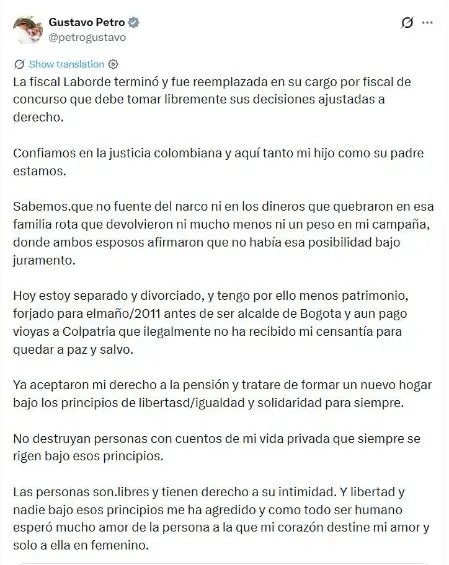 Fiscal del caso Nicolás Petro acusó a Camargo de ordenarle retirar el delito de lavado de activos: “Yo no iba a negociar”