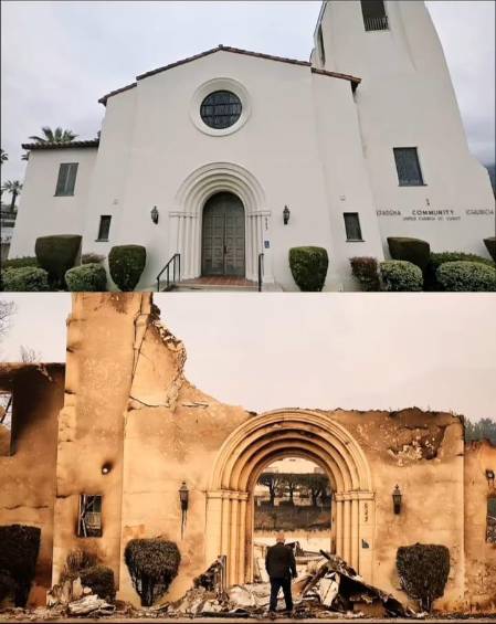 El antes y después en Los Ángeles, California, tras los incendios. FOTO: Tomada de Instagram @Architecturediscuss