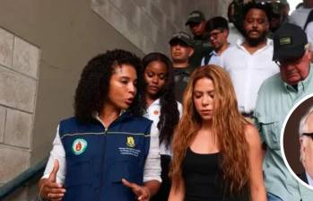 Shakira visitó Quibdó junto a Howard Buffett y aliados para apoyar la recuperación de escuelas afectadas por el sismo y facilitar el regreso seguro a clases. FOTO: CORTESÍA EQUIPO DE SHAKIRA.