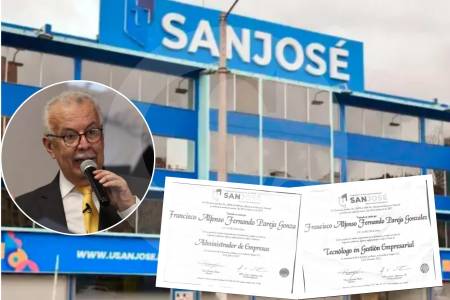¿Nepotismo?: denuncian ‘títulos exprés’ en la San José: representante legal fue graduado por su esposa