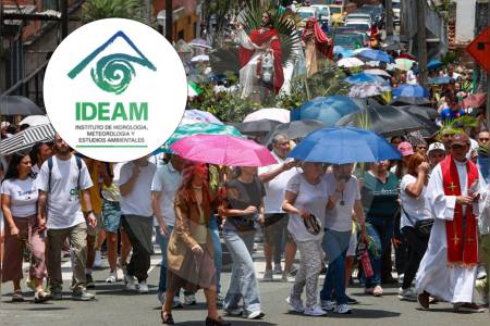 Días de descanso y reflexión pasados por agua: el pronóstico del clima del Ideam para los festivos de Semana Santa