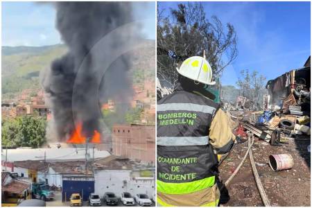 Video | Reportan incendio estructural cerca al parque de Boston en La Candelaria