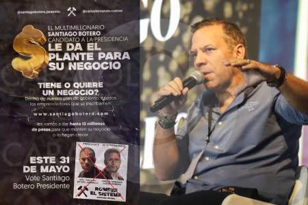 “Reparto mi dinero al que me da la gana”: Botero, el candidato del “balín”, entregó $25 millones en acto de campaña