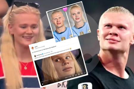 “Se parece más a Haaland que Haaland”: los memes que hacen viral a la hermana del goleador noruego