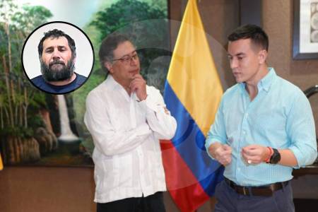 Crece la pelea entre Petro y Daniel Noboa, quien lo acusa de tener nexos con narco “Fito”