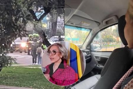 Pánico en Bogotá: hombres en moto atacaron vehículo de candidata a la Contraloría