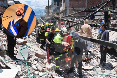 Bukele envía 100 toneladas de ayuda humanitaria a Colombia tras el terremoto