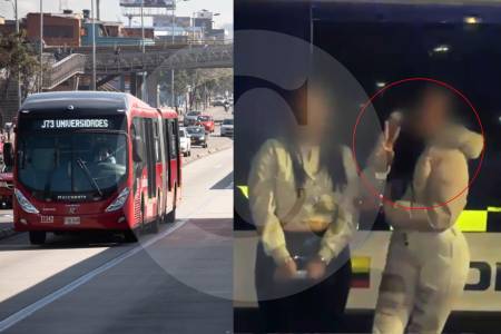 Agredieron a otra guardia de TransMilenio por evitar que se colaran: mujeres se burlaron durante la captura