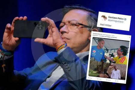 Sigue la polémica con Petro en X: de “Heil Hitler”