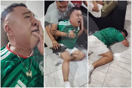 Video | Desesperación y locura: la reacción viral de un hincha de México tras la eliminación en el Mundial