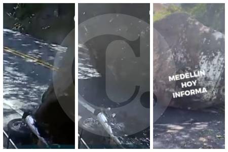 “Meteorito” que cayó en Dabeiba casi aplasta a motociclistas