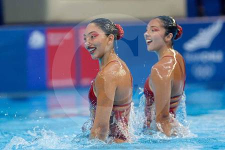 Antioqueñas Luisa Botero y Mabel Tobón ganaron medalla de plata en el Panamericano de Natación Artística en Chile