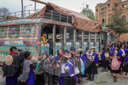 Indígenas misak ya se instalaron con carpas y calderos en Bogotá, ¿qué le piden al Gobierno?