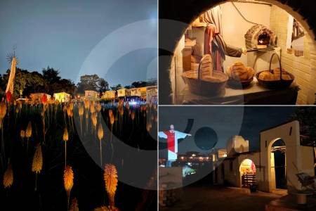 En Santa Elena inauguran un pesebre gigante que tendrá recorridos hasta enero