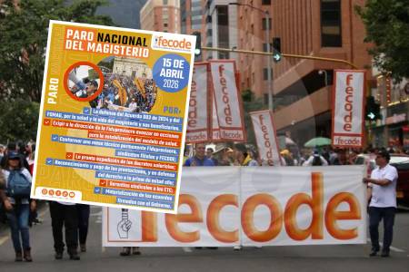 Fecode anuncia paro el 15 de abril: colegios públicos cerrarán en todo el país